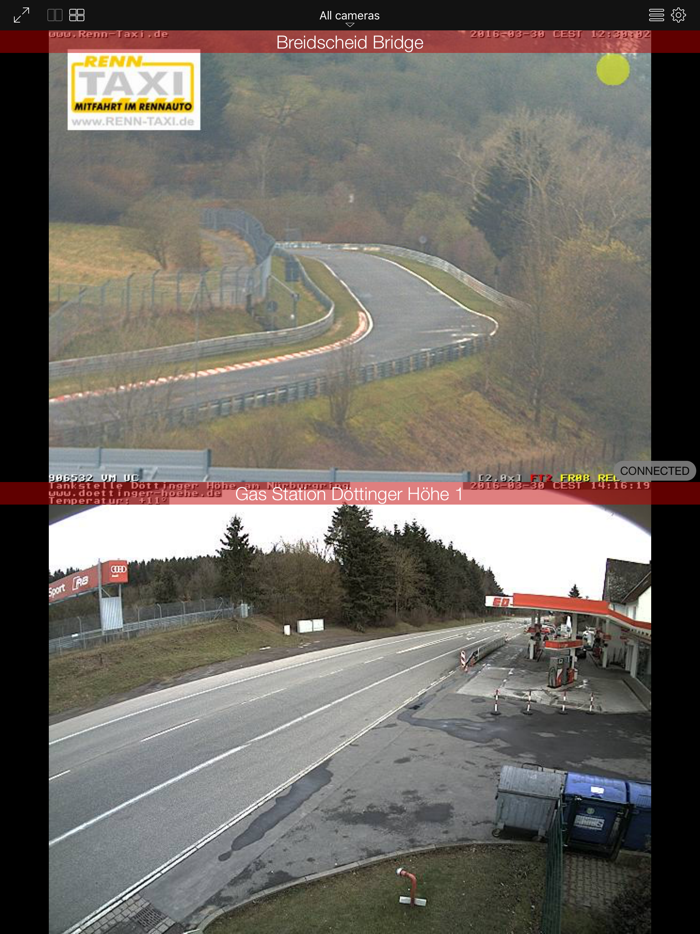 Nürburgring Cameras