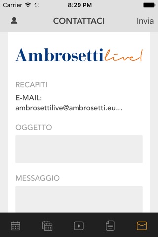Ambrosetti Live for iPhone screenshot 3