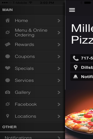 Millennium Pizzeria screenshot 2