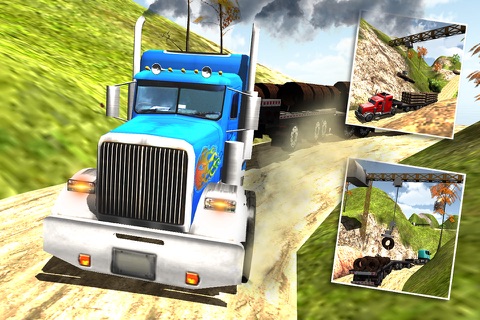 American Cargo Truck Driver Hill Climbing Simulator screenshot 2