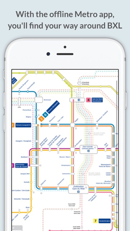 Brussels Metro Map