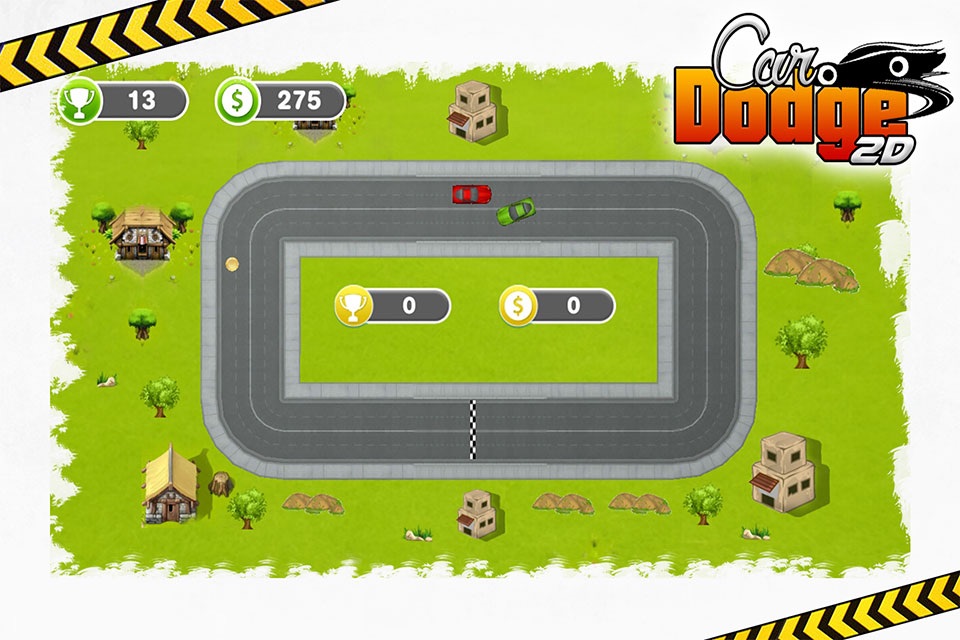 Car Dodge 2D - Real 2 Lanes Car Racing Fun Game screenshot 3
