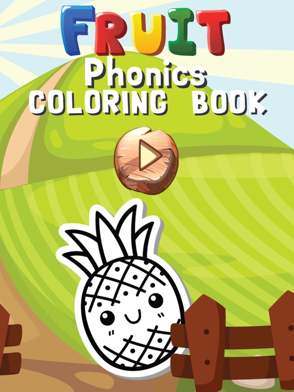Screenshot 1 For Fruits And Vegetables Phonics Coloring Book English Vocabulary Learning Free