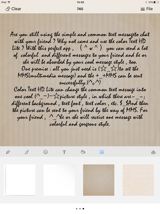 Color Text HD Lite