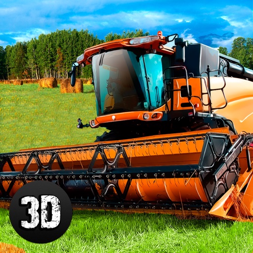 Farm Harvester Tractor Simulator 3D Full iOS App