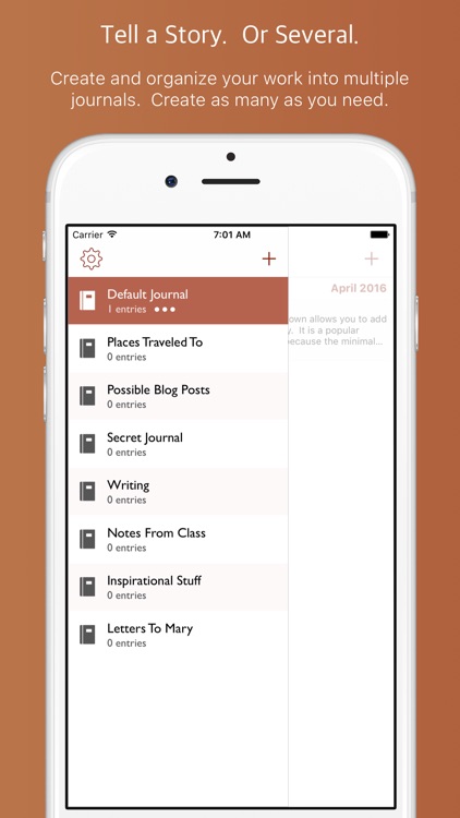 Jupiter Journals - Keep a Personal Journal