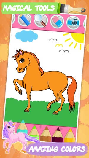 700+ Horse Coloring Book App Picture HD