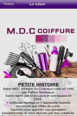 Salon de coiffure MDC screenshot 3