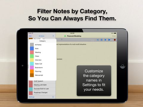 Audio Notebook: Sound Recorder - náhled
