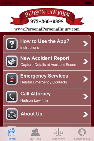 Hudson Law Firm Accident App screenshot 2