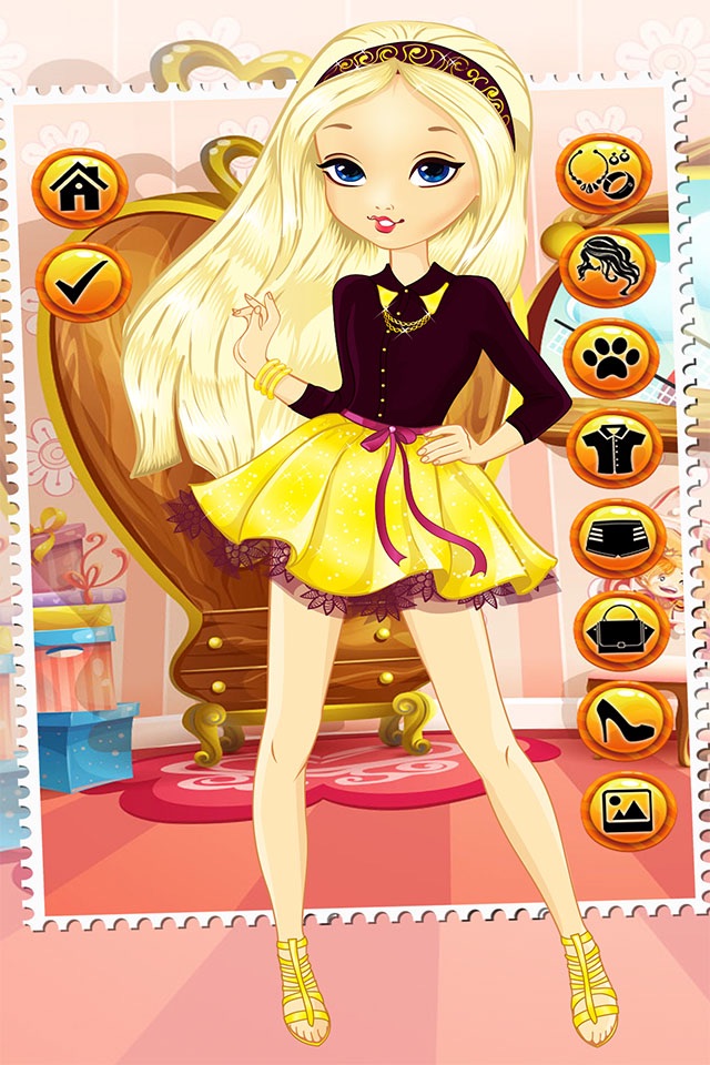 Dress Up Games For Girls & Kids Free - Fun Beauty Salon With Fashion Spa Makeover Make Up screenshot 4