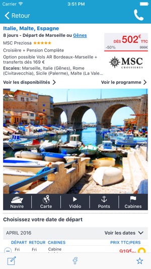 ABCroisiere : N°1 français de la croisière !(圖5)-速報App