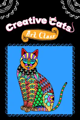Game screenshot Creative Cats Art Class-Stress Relieving Coloring Books for Adults FREE mod apk