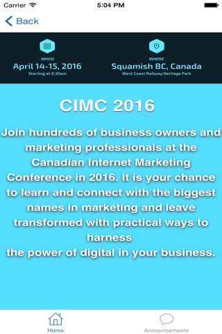 CIMC 2016 screenshot 3