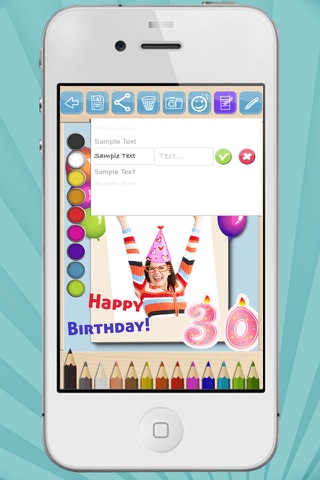 Create cards and postcards to wish happy birthday - Premium screenshot 3