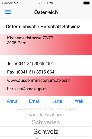 Botschaften D/A/CH screenshot 2