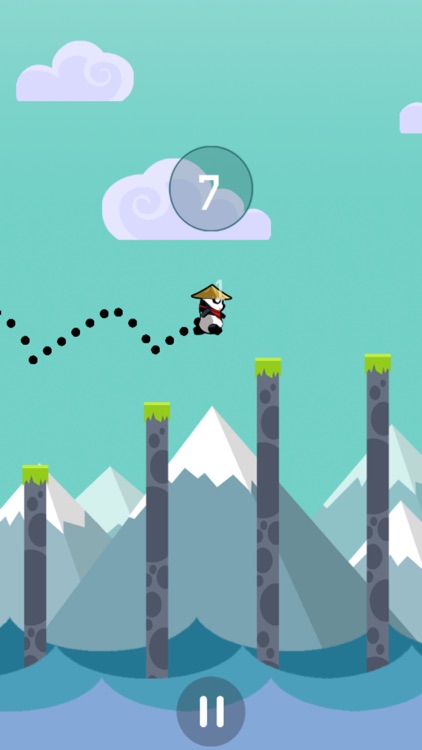 Spring Baby Ninja Panda - Stick Jumpy Hero screenshot-3