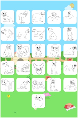 Puppies Dog coloring book for children : Draw and Paint screenshot 4