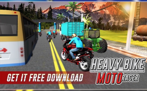 Extreme Highway bike -top free traffic rider down to lunch on City screenshot 4