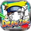 Drawing Desk Manga & Anime : Draw and Paint  Coloring Books – “ Ninja Naruto Shippuden Edition “ Free