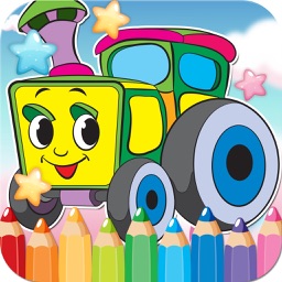 Car Drawing Coloring Book - Cute Caricature Art Ideas pages for kids