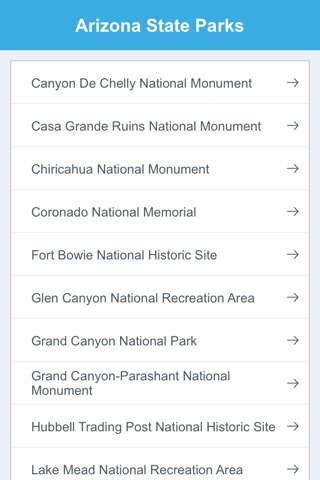 Arizona State Parks & National Parks screenshot 2