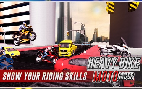Extreme Highway bike -top free traffic rider down to lunch on City screenshot 2