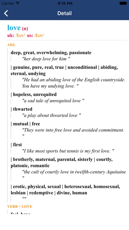 English Collocation Dictionary