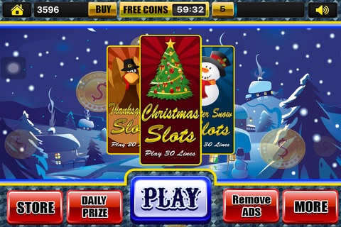 Winter Snowfall Casino - Pro Slots Las Vegas Video & Best Giveaways screenshot 3