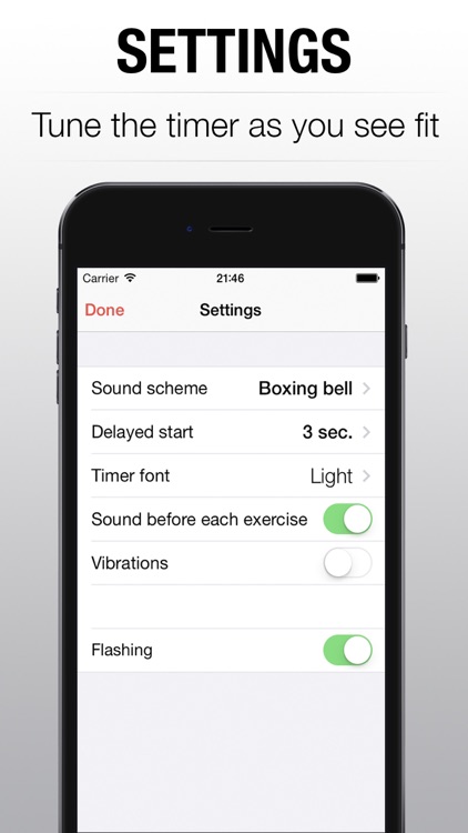 WOD Timer - interval tabata timer for training and round hiit wod screenshot-4