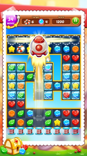 Sweet Gem Candies Land Match 3 Puzzle Adventure(圖4)-速報App