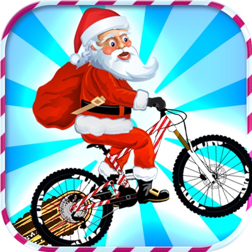 santa bike game - Free Funny Racing Game with Santa icon