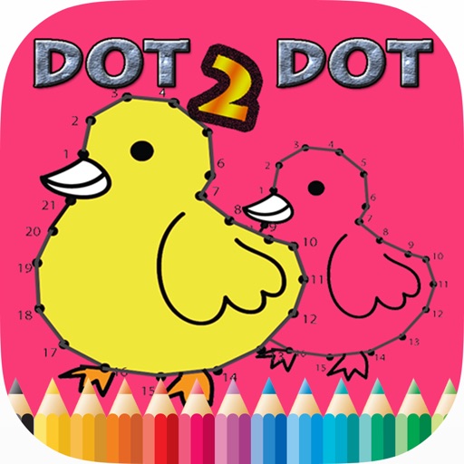 Dot to Dot Coloring Book Brain Learning  - Free Games For Kids