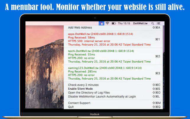 Simple WebMonitor