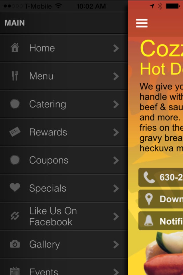 Cozzi Corner Hot Dogs & Beef screenshot 2