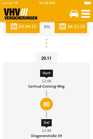 VHV Telematik screenshot 4