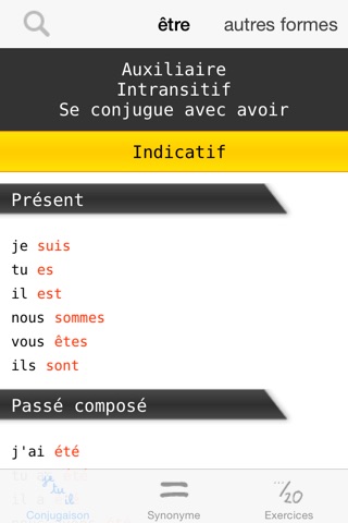 La conjugaison française L'OBS screenshot 3