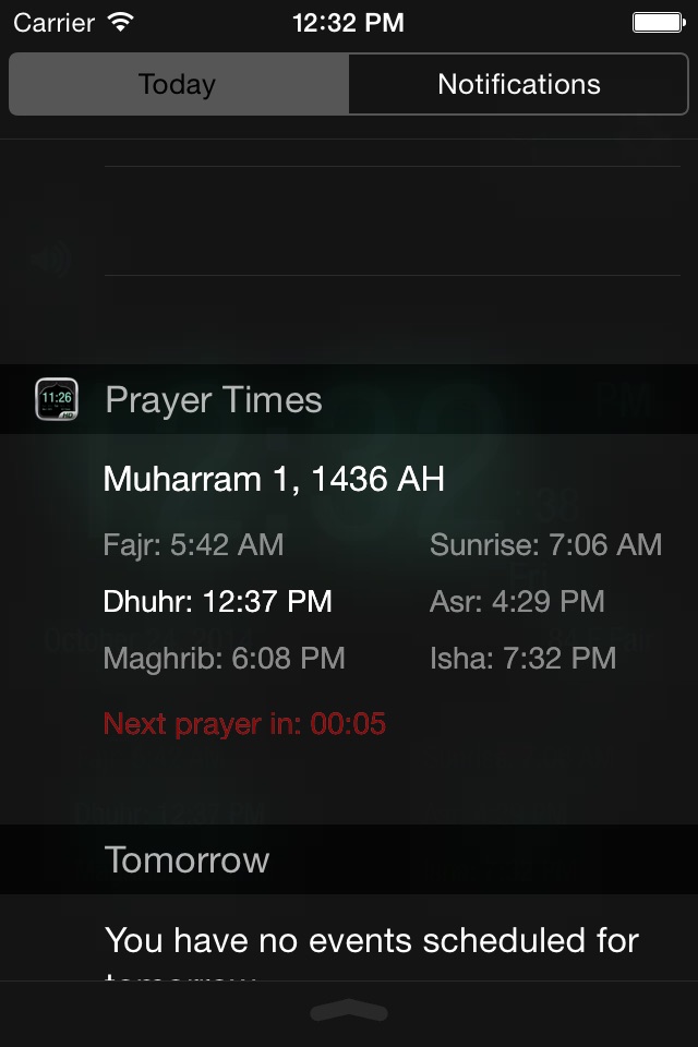 Alarm Clock for Muslims with Full Azan (منبه المسلم - لقرآن الكريم - أذان - أوقات الصلاة) screenshot 2