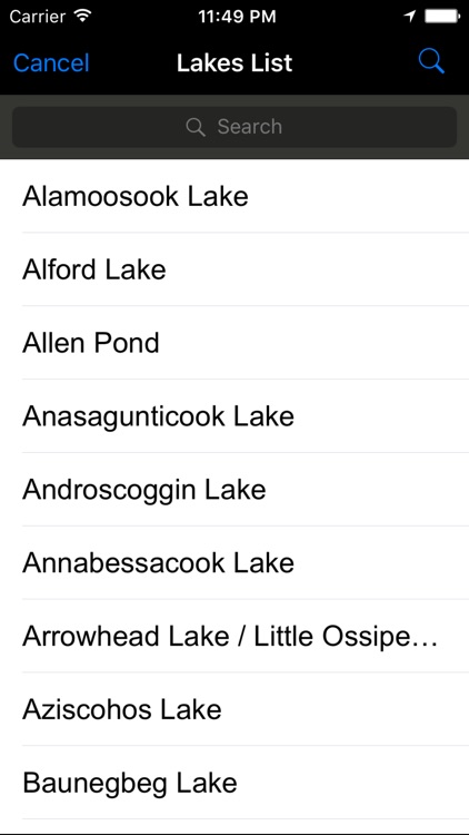 Maine: Fishing Lakes