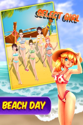 Bra And Panty Model - Dressup Makeover and spa - Shopaholic beach model makeup screenshot 4