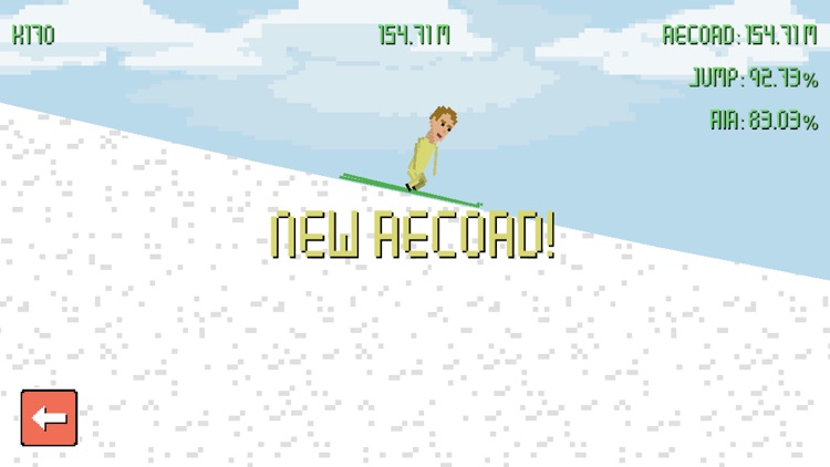 Pixel Ski Jump