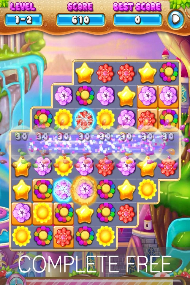Bloom Flower Mania - Match Flowers Color Blast screenshot 2