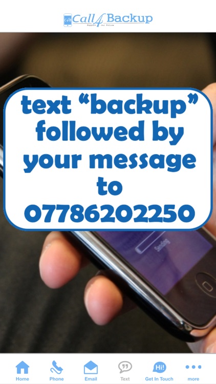 Call4Backup App screenshot-3