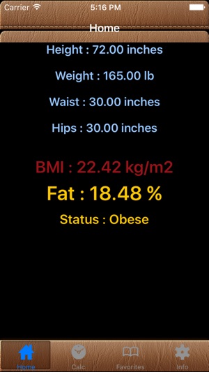 Body Fat Calorie Calc FREE(圖1)-速報App