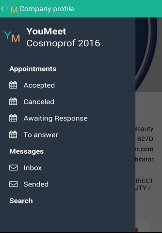YouMeet Cosmoprof 2016 screenshot 3