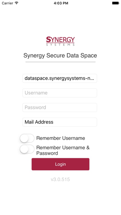 Synergy Systems Data Space