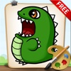 Coloring Book Dinosaurs Free Version