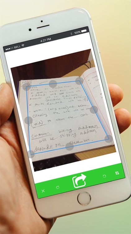 My Doc Scanner Pro: Scan multipage document using camera, Change shape, size, presentation and share it.