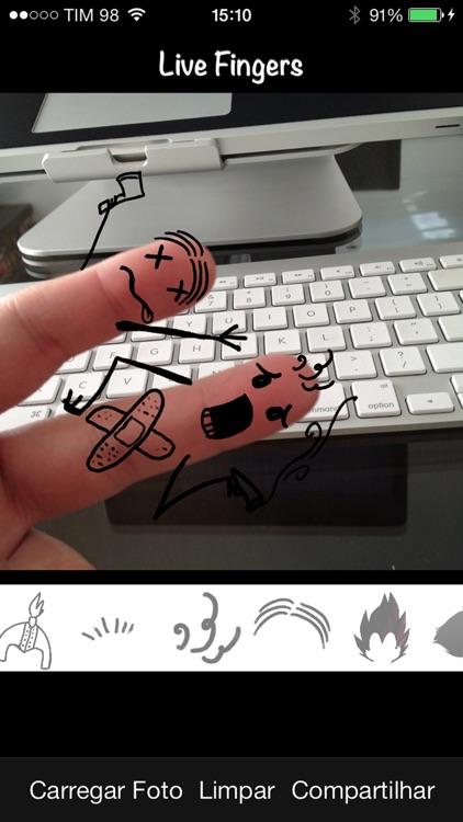 Live Fingers - Add Cool Faces and Stuff to your Fingers screenshot-3