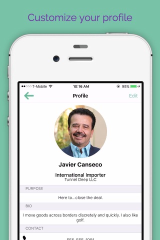 IntroScope - Location Based Professional Networking: Here and Now! screenshot 4